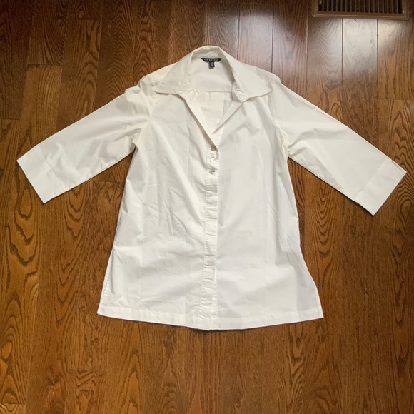 ZAC & RACHEL White Collar Button Down Shirt. Size M. - Picture 1 of 8